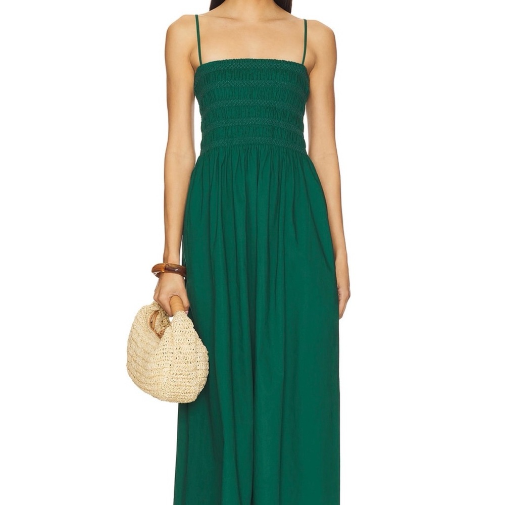 Pistola Bianca Dress in Emerald